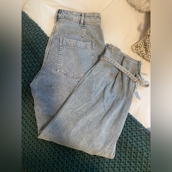 NEW Something Navy jeans with ties at the ankle - Picture 6 of 6